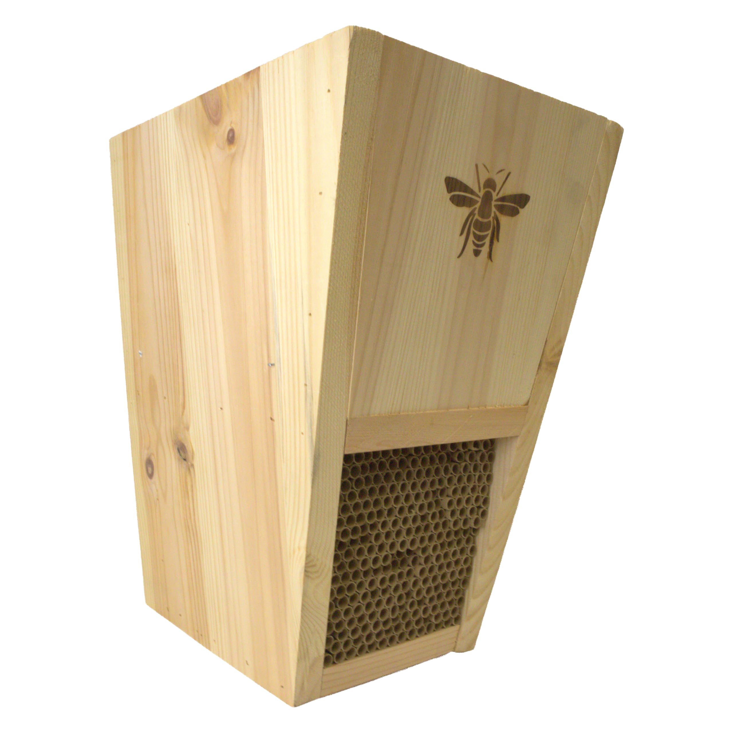 Heavy Duty Cedar Mason Bee House Planter with Fabric Liner.
