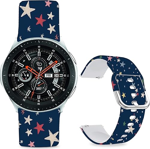 Miniatura 20 de Correas de reloj de dibujos animados compatibles con Samsung Galaxy Watch 1.811 in/Galaxy Watch 3 1.772 in/Samsung Gear S3 Frontier/Classic Strap