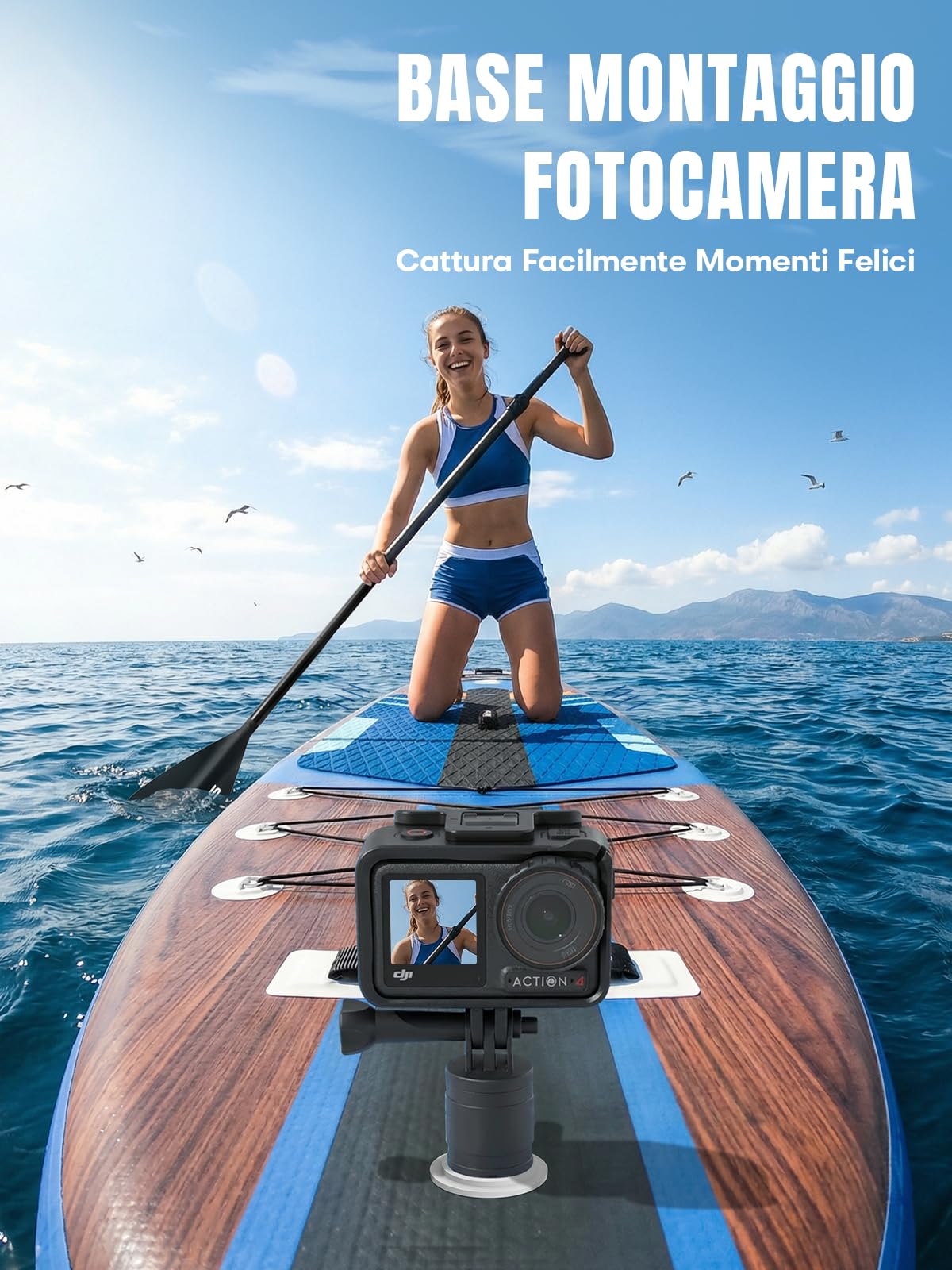 SOLAVERO Tavola SUP Gonfiabile Adulti 210kg Offerta, 350 x 89 x 15 cm Stand Up Paddle Board 2 Persone con Pompa, Sedile, Pagaia Regolabile, Leash, Custodia Impermeabile e Zaino
