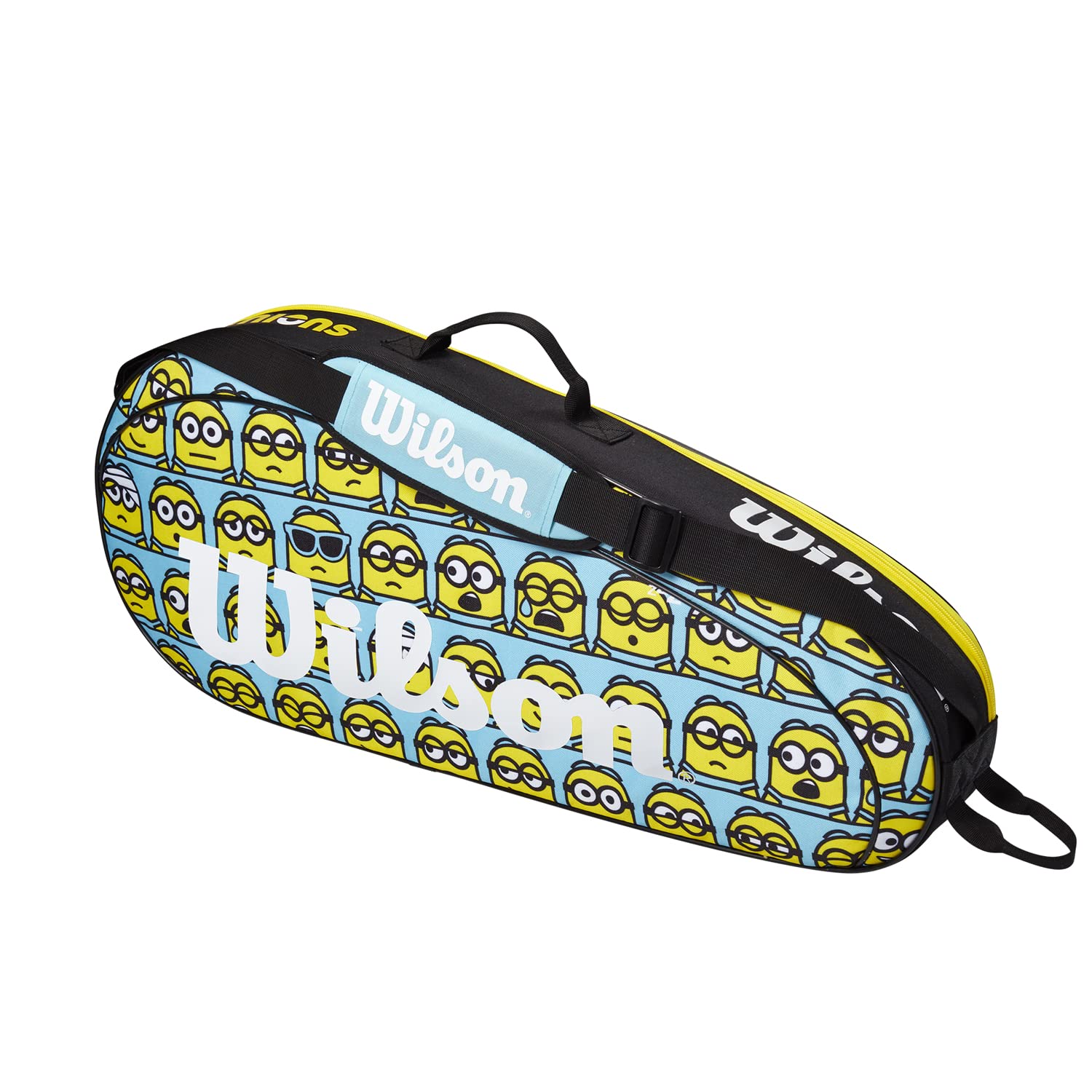 Sac Wilson X Minions V3.0 Team 6 Raquettes - Bleu/Jaune - Neuf