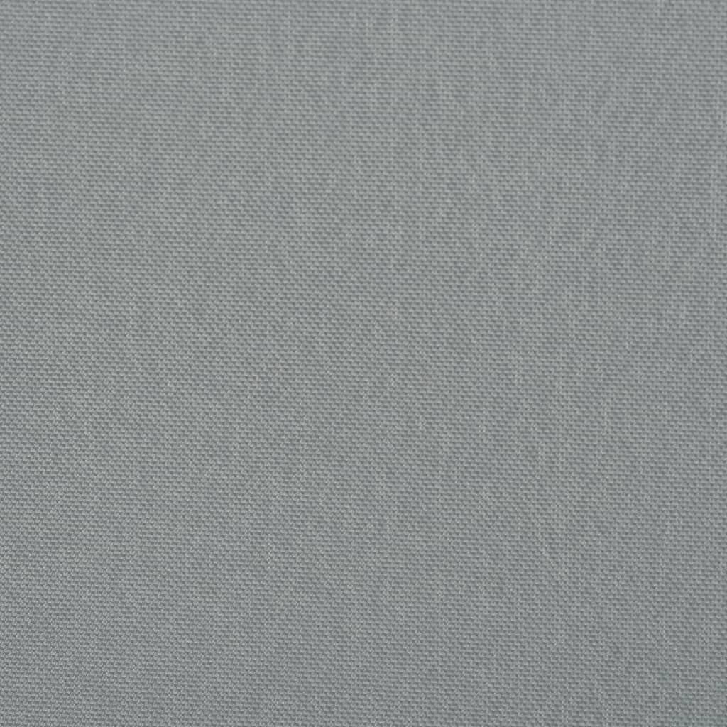 Auvent latéral pliable 240 x 160 cm, Paravent de terrasse en tissu et acier, Store extérieur gris pour balcon et jardin, Clôture de séparation rétractable