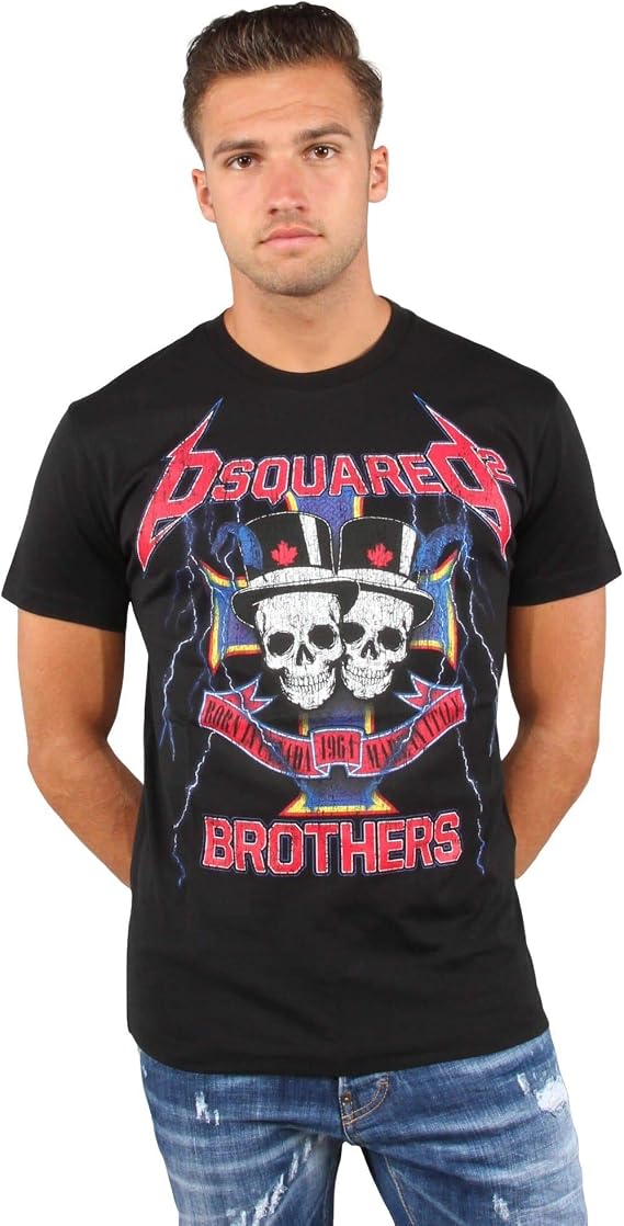 Dsquared2 DSquared2 Double Skull T 