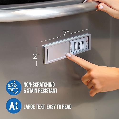 Miniatura 9 de Scrubz & Swirlz - Paquete de limpiador de lavadora y lavavajillas sin perfume, suministro de 1 año más organizador magnético para lavavajillas