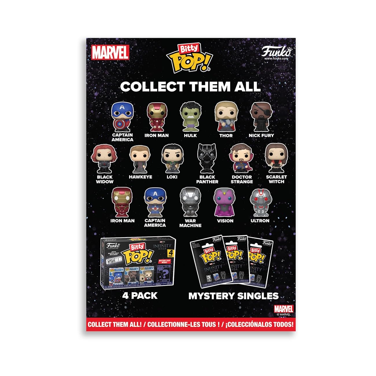 Funko Bitty Pop! Countdown Calendar: Marvel Comics, Advent Calendar, 24 Days Of Surprise, Collectable Vinyl Mini Figures - Image 4