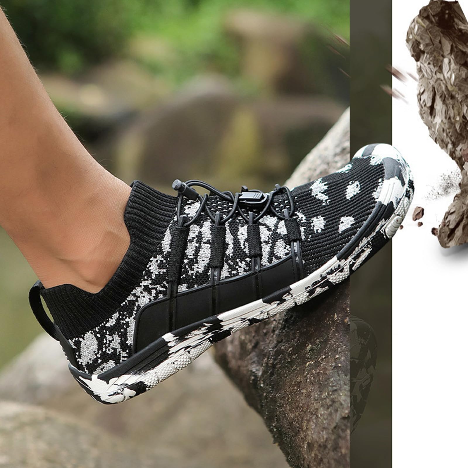 Scarpe Barefoot Donna,Scarpe da Immersione,Uomo Scarpe da Trail Running Scarpe Fitness per Nuoto,Yoga,Spiaggia,Corsa,Snorkeling,Surf,Immersioni