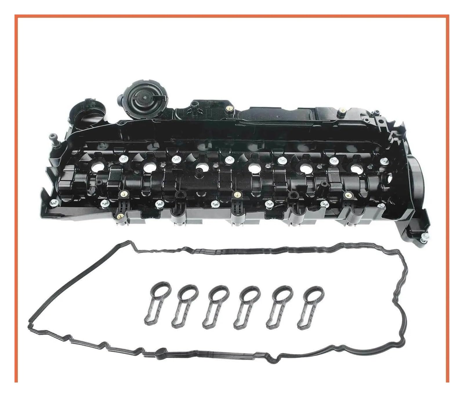LinCys KANGYEBAIHUODIAN Cubierta del árbol de levas del balancín de la válvula de la Culata del Motor Apta for el Motor BMW N57 11127823181,11127800309