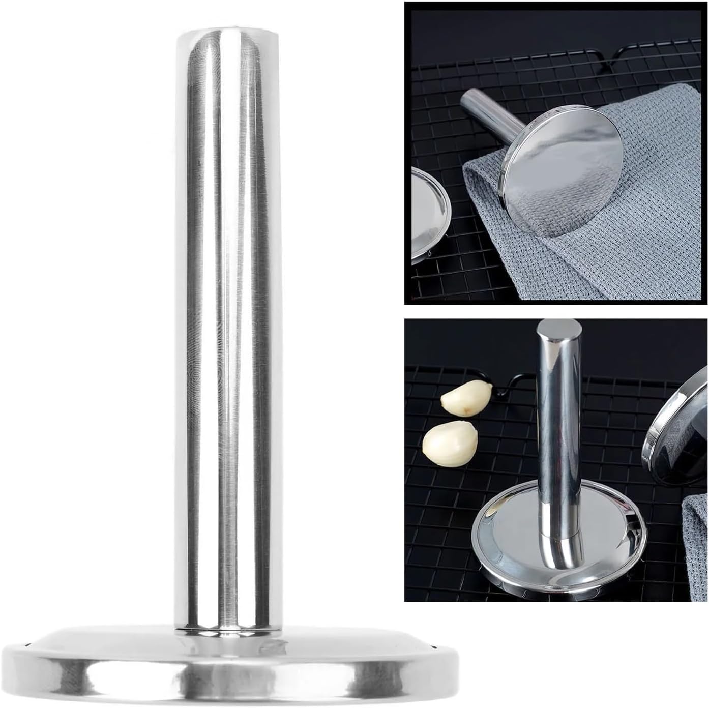Meat Pounder 304 Stainless Steel Meat Loosening Hammer Multifunctional Thickened and Weighted Chicken Tenderizer Flattener Tool