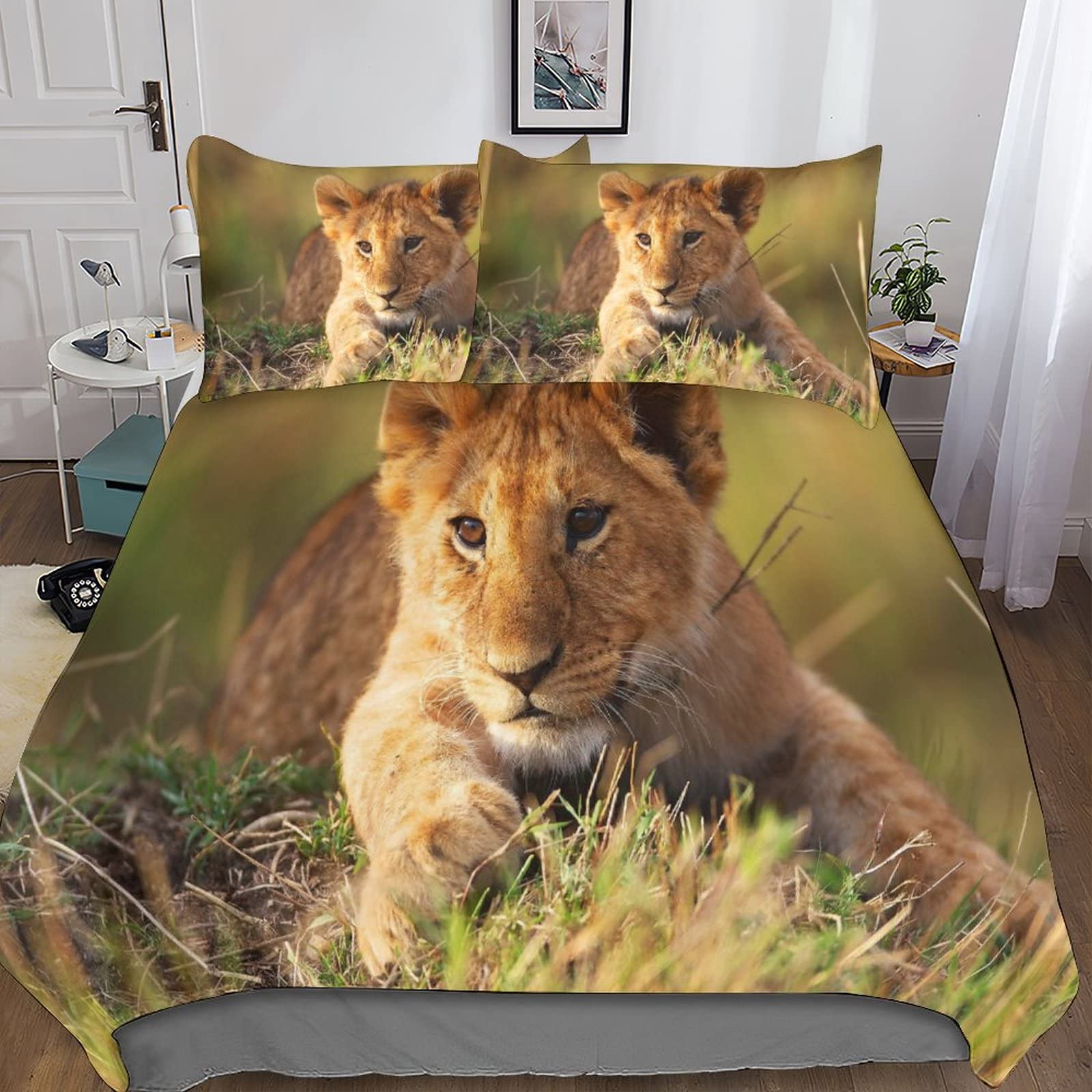 Housses de couette Le Roi Lion en microfibre premium 220x240 cm King