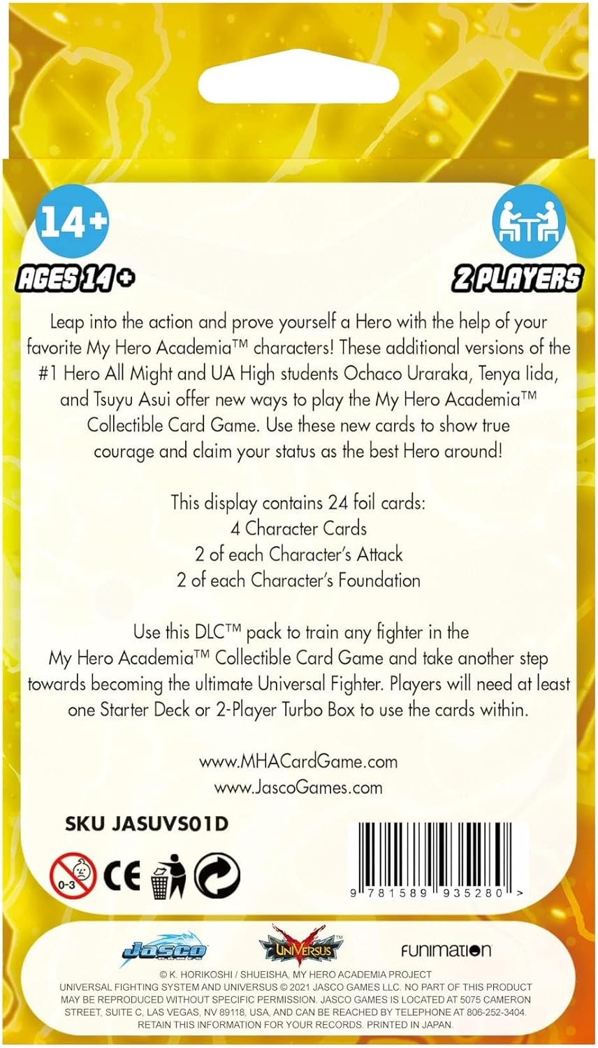 Jasco Games Jasco My Hero Academia Collectible Card Game Series 1 Deck-Loadable Content | Trading Card Game for Adults and Teens | Ages 14+ | 2 Players | Average Playtime 45+ Minutes image 5