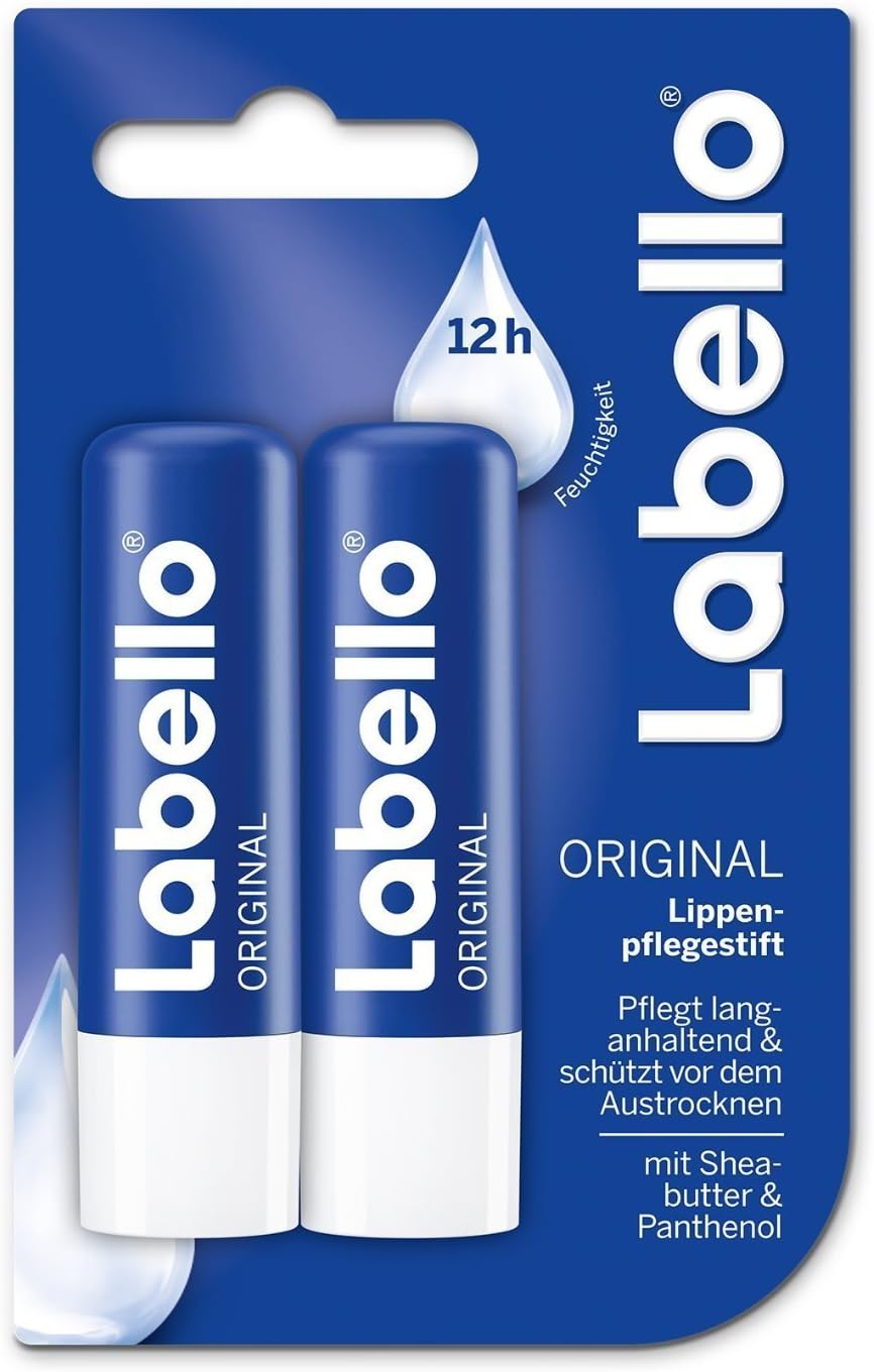 Labello Classic Care Lip Balm 2X 0.18 Oz - 5G - Pack Of Two
