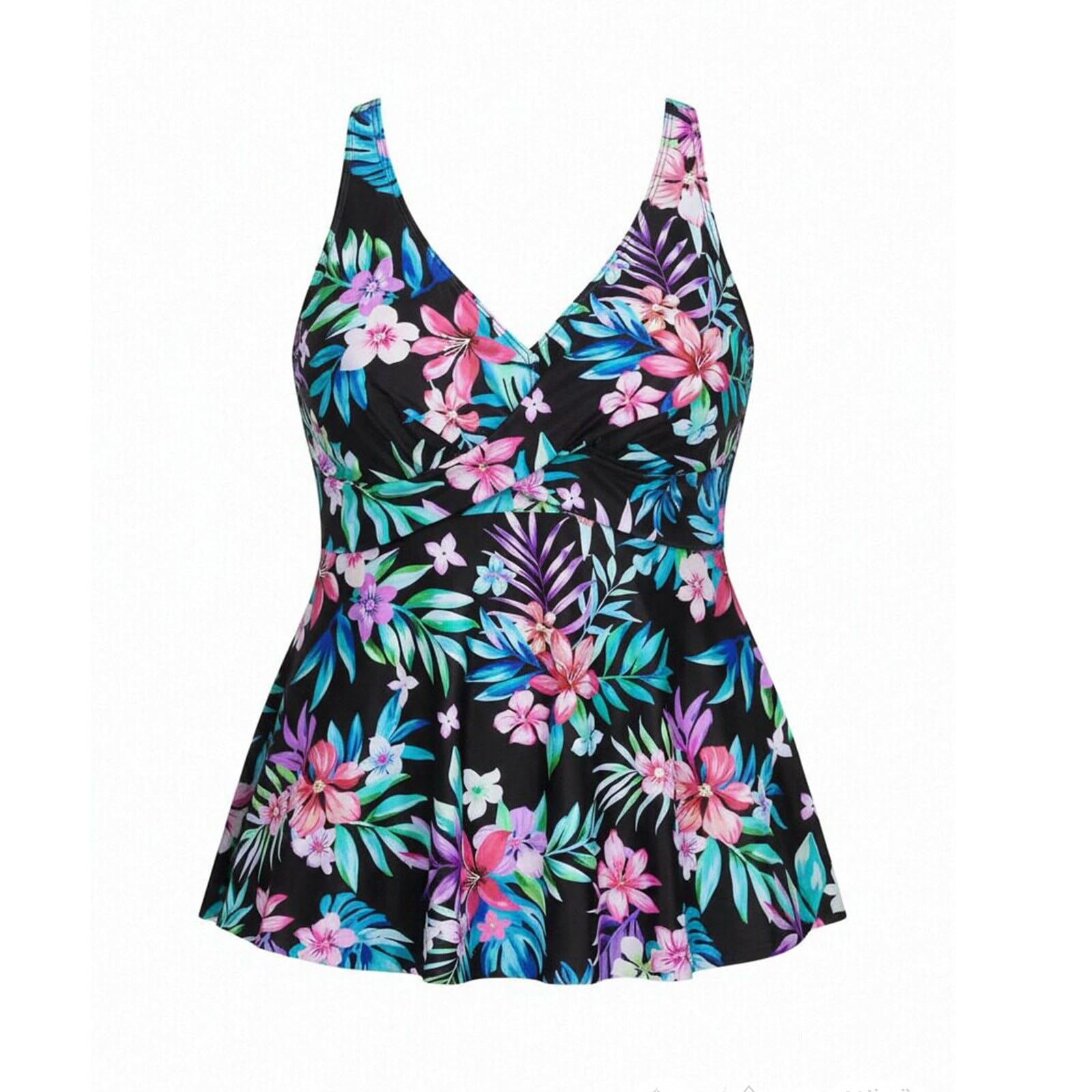 Maillot de bain tankini grande taille pour femme - Pour l'été, la plage, la piscine, les vacances