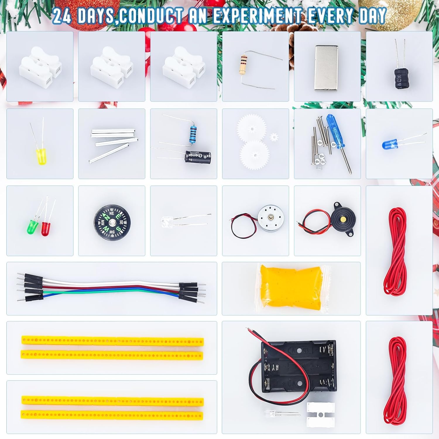 Countdown to Christmas: 24 Engaging Science Experiments for Kids!