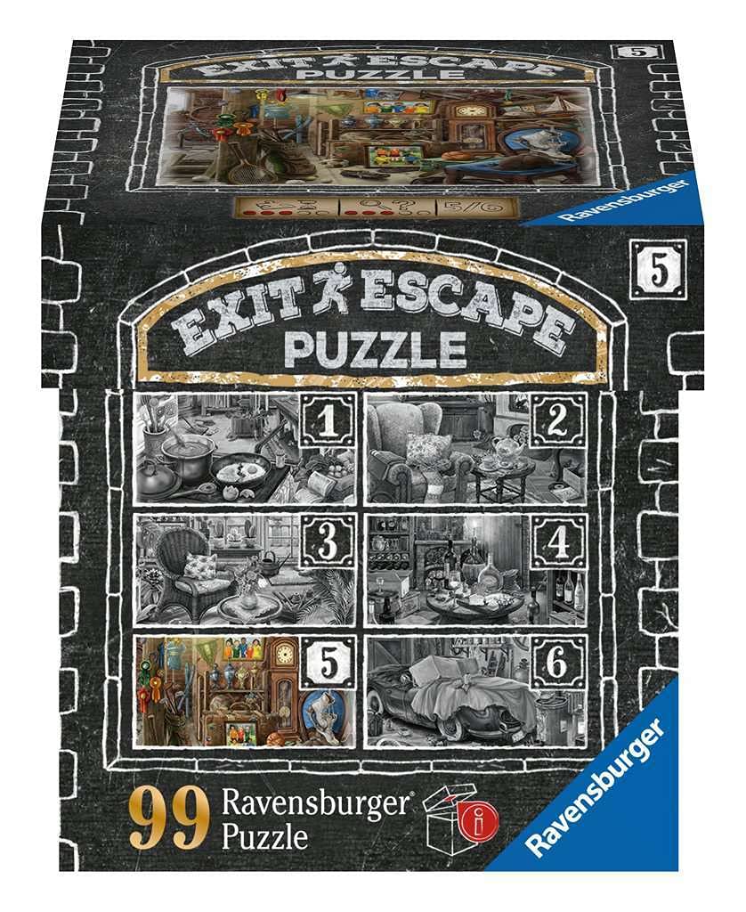Ravensburger EXIT Puzzle 16881 - Im Gutshaus Attic - 99 Pieces Puzzle for Adults and Children from 14 Years