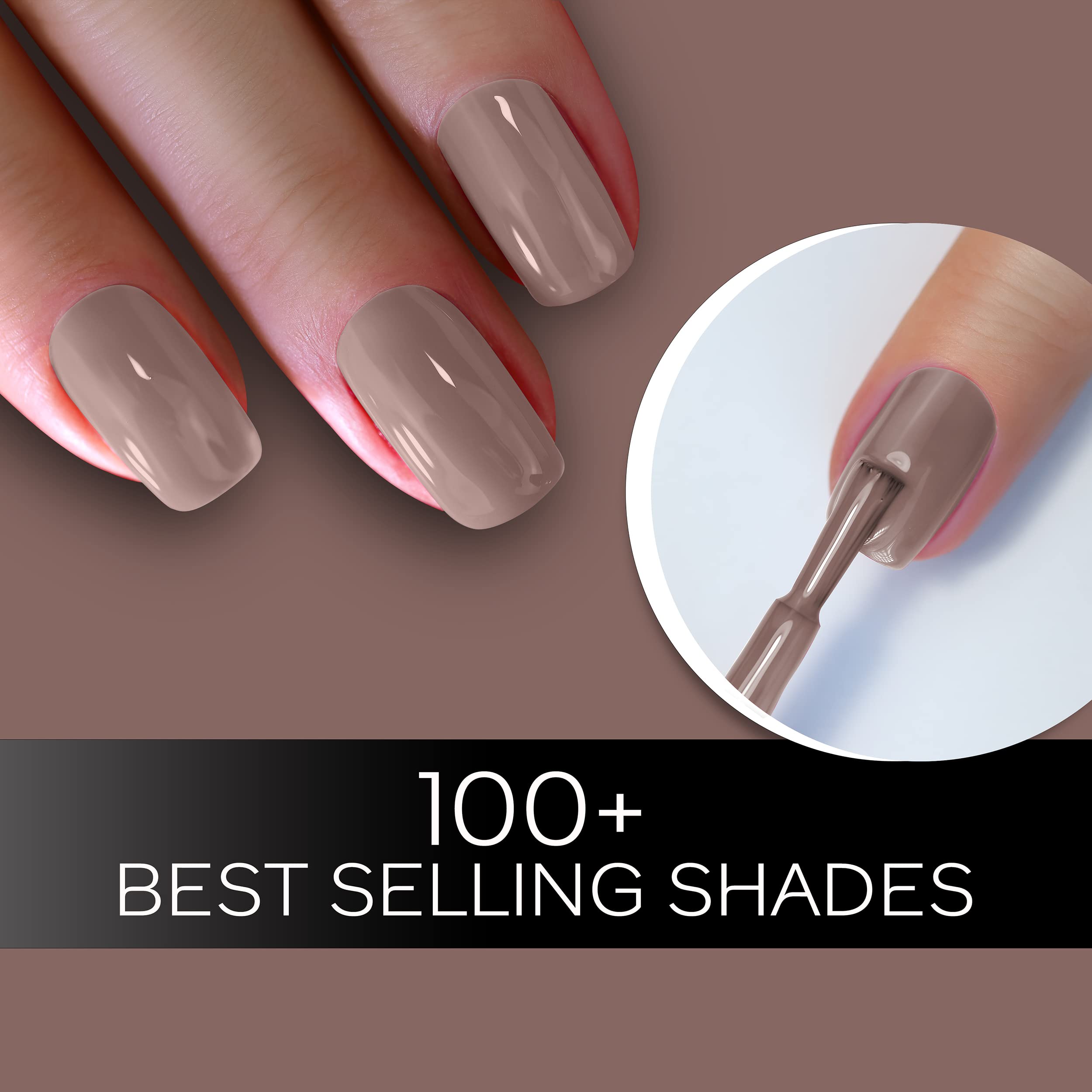 FACESCANADA Ultime Pro Splash Nail Enamel - Nutty 32 (8ml) | Quick Drying | Glossy Finish | Long Lasting | No Chip Formula | High Shine Nail Polish For Women | No Harmful Chemicals 1
