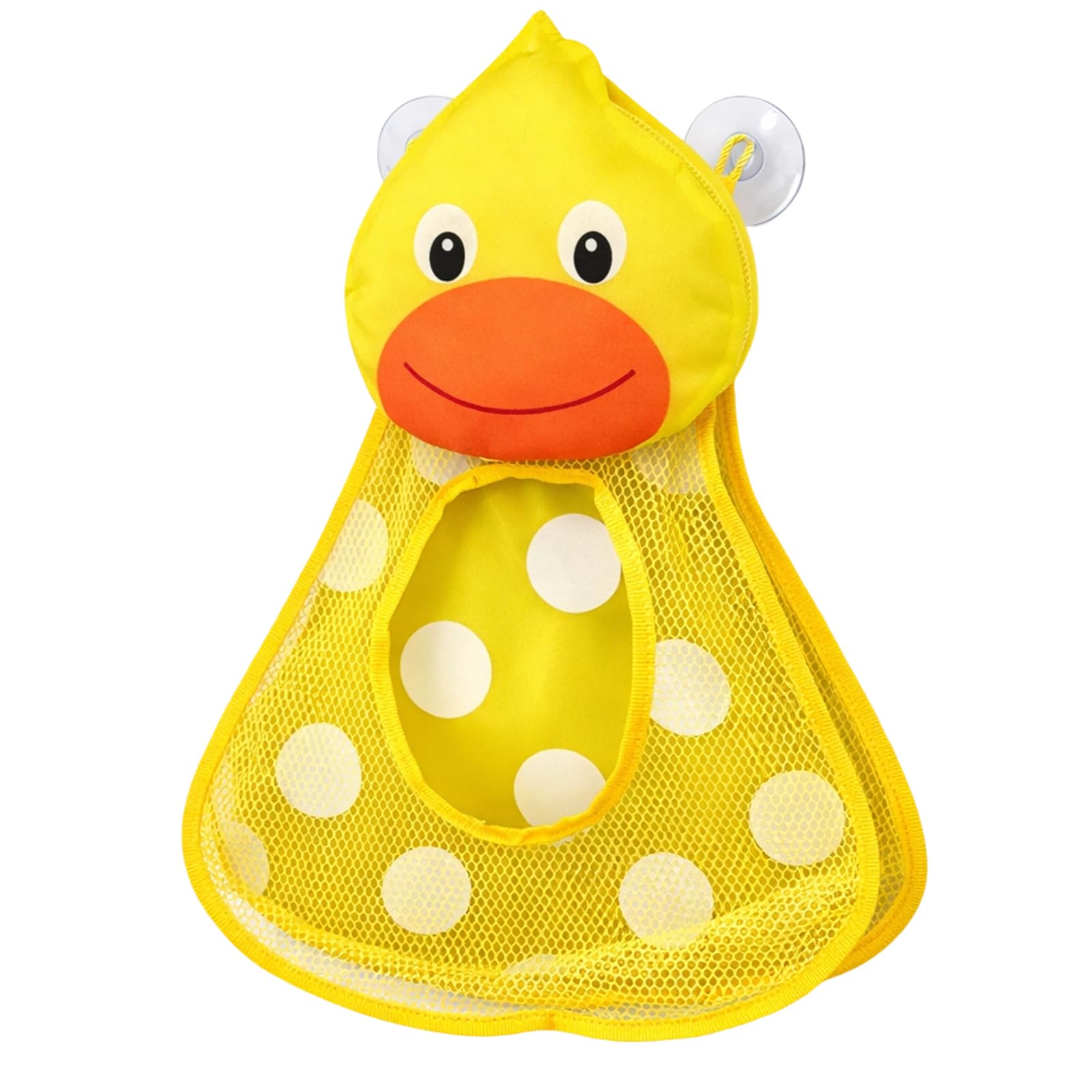 Bath Toy Storage, Bathroom Toy Storage Bag with Suction Cups, Organise Bathtub Toys and Bath Accessories, Foldable Design for Small Bathrooms.