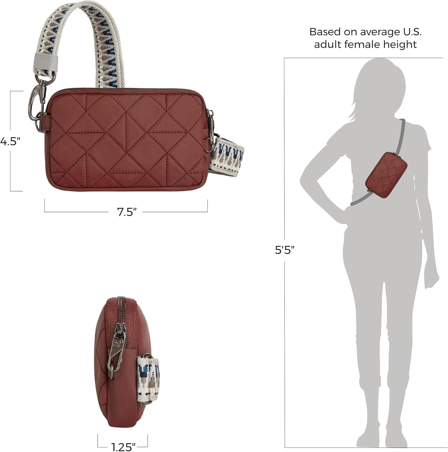Travelon Anti-Theft Boho Phone Sling | Anti-Theft