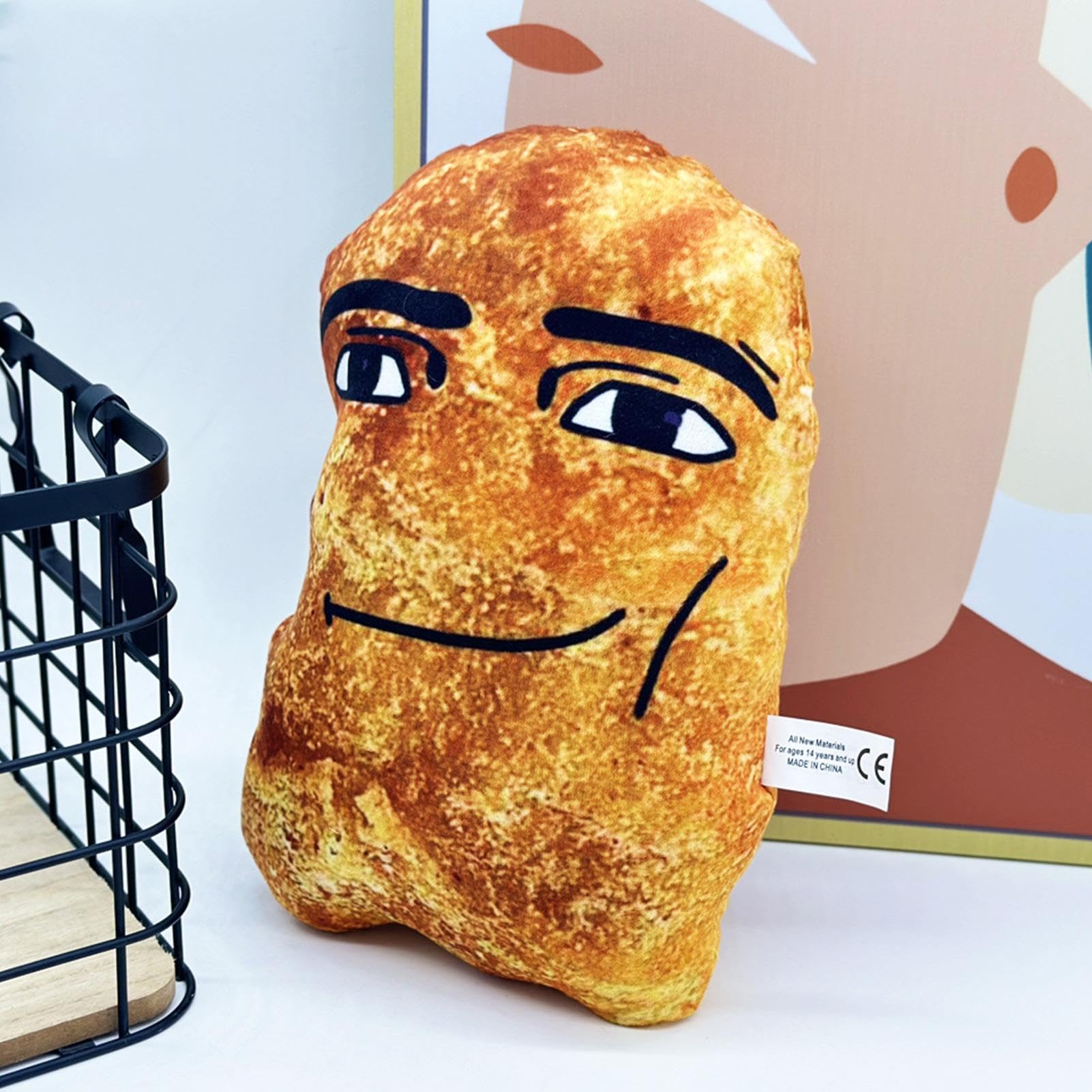 Amazon.co.jp: RUTAVM チキンナゲット枕おもちゃ、9.8インチソフト