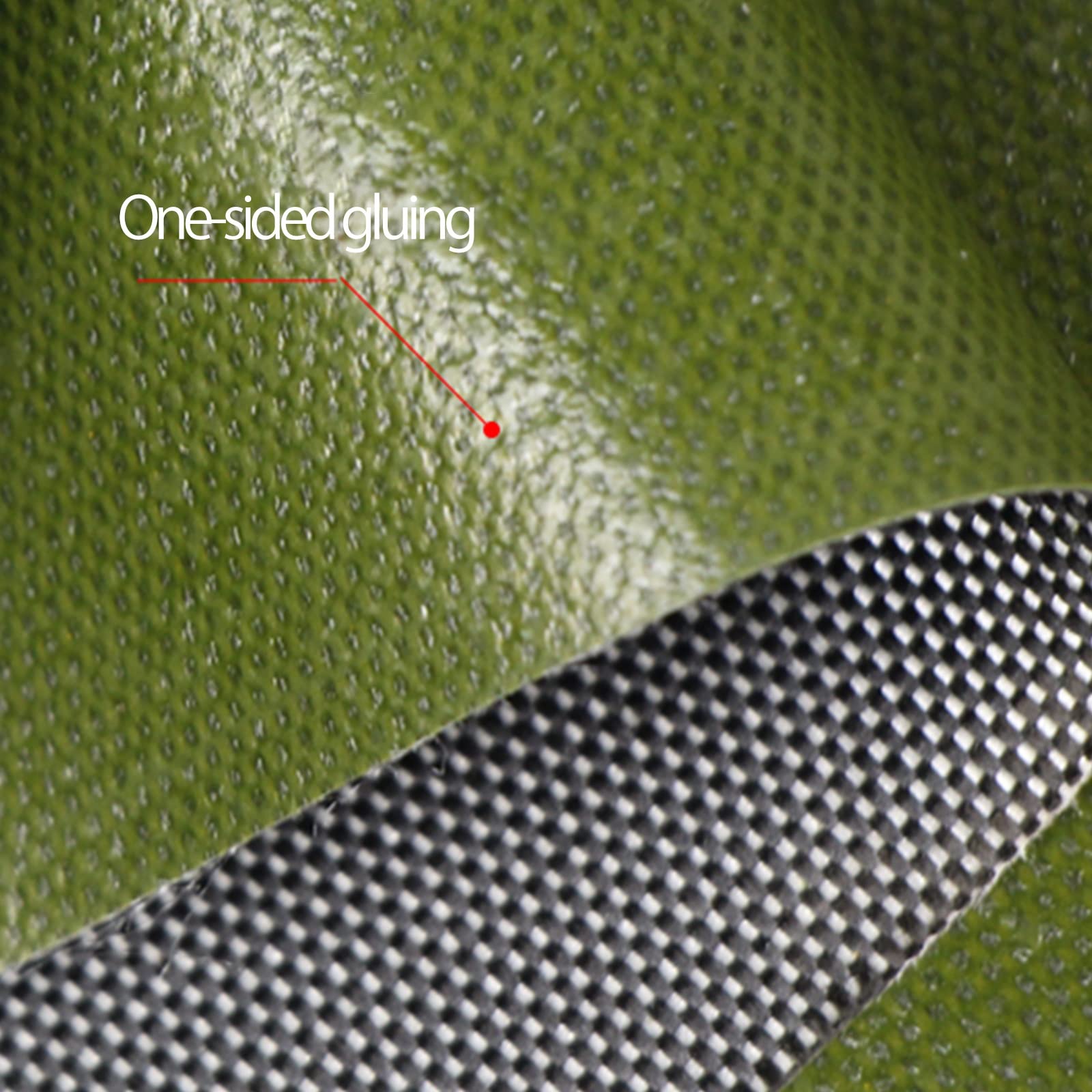 Bâche imperméable Extra résistante Lona en Toile Noire pour abri extérieur, Couverture de Toit, Pare-Soleil de Jardin, Camping, Tapis de Sol (Couleur : Noir, Taille : 2 x 2 m)