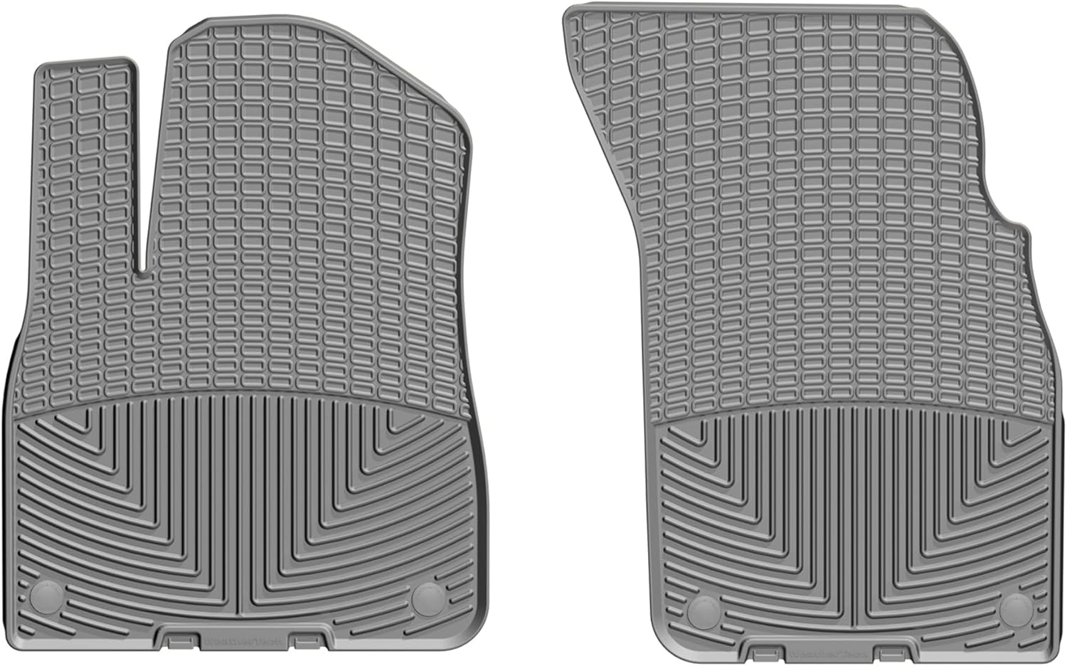 WeatherTech All-Weather Floor Mats for Audi Q8, SQ7, SQ8-1st Row (W376), Black