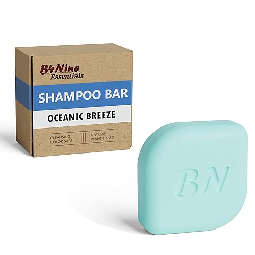B4Nine - Barra de champú inspirada en el deporte, limpieza profunda y fortalece para todo tipo de cabello, fórmula sin parabenos con ingredientes