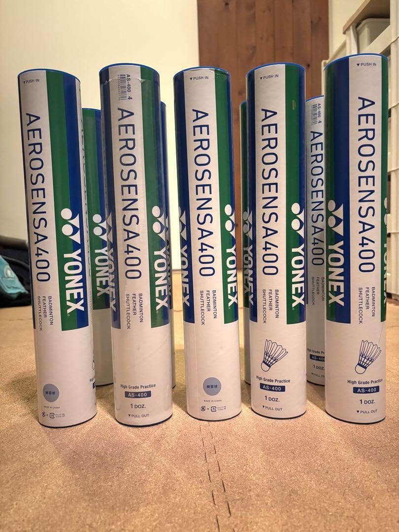 Amazon.co.jp: 中古 バドミントン ヨネックス シャトル エアロセンサ