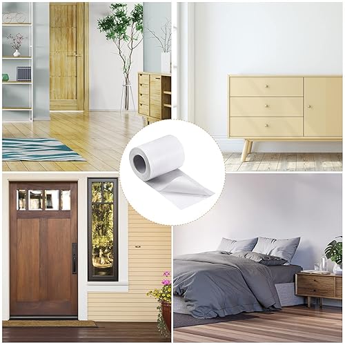 Miniatura 6 de uxcell Cinta de grano de madera, 1.97 pulgadas x 16.41 pies, adhesivo de papel de pared autoadhesivo para pared, esquina, mesa, puerta, sofá,