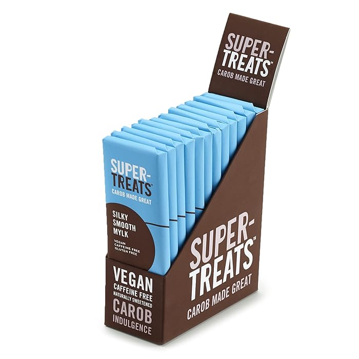Buy Supertreats Carob Bars Vegan Chocolate Alternative 12 x 40g