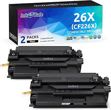 CF226X Toner Compatible for HP 26X Toner Cartridge High Yield Black 2-Pack