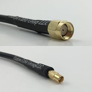 6 inch RG188 RP-SMA MALE to MCX FEMALE Pigtail Jumper RF coaxial cable 50ohm Quick USA Shipping