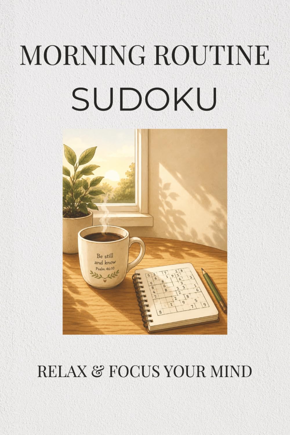 Morning Routine Sudoku Puzzle Book: Sudoku Puzzles for Morning Routine | Relax & Focus your Mind | 6x9 inches, 110 pages | 50+ Puzzles | Solutions Included