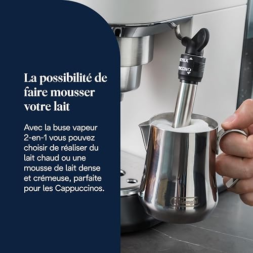 De'Longhi EC685.W Dedica Style Pump Espresso, Metal, 1.45 W, 1 Liter, White - 6