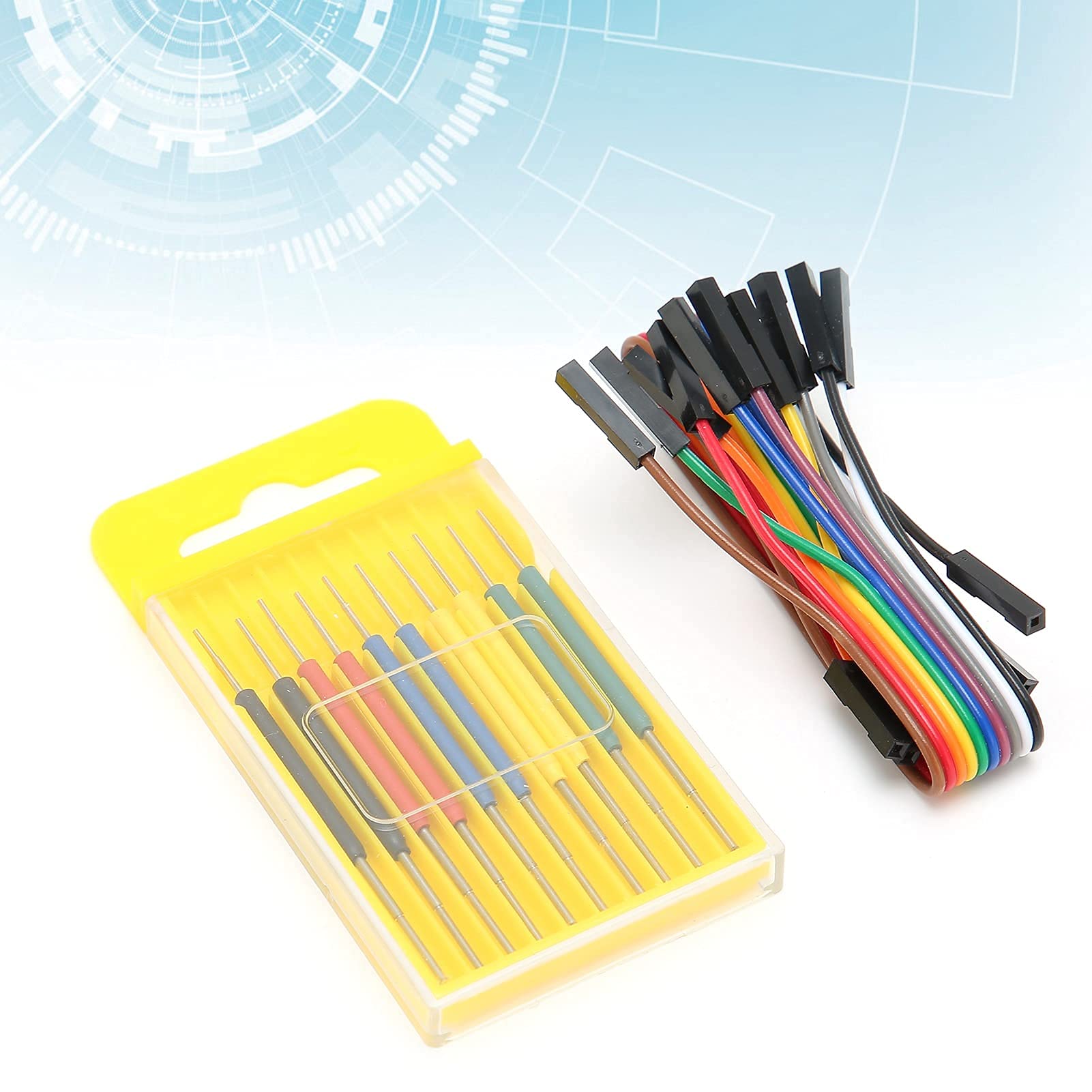 10 sztuk Micro IC klips hakowy ABS IC przewody pomiarowe Mini klip element elektroniczny do analizatora stanów logicznych generator sygnału programatora;