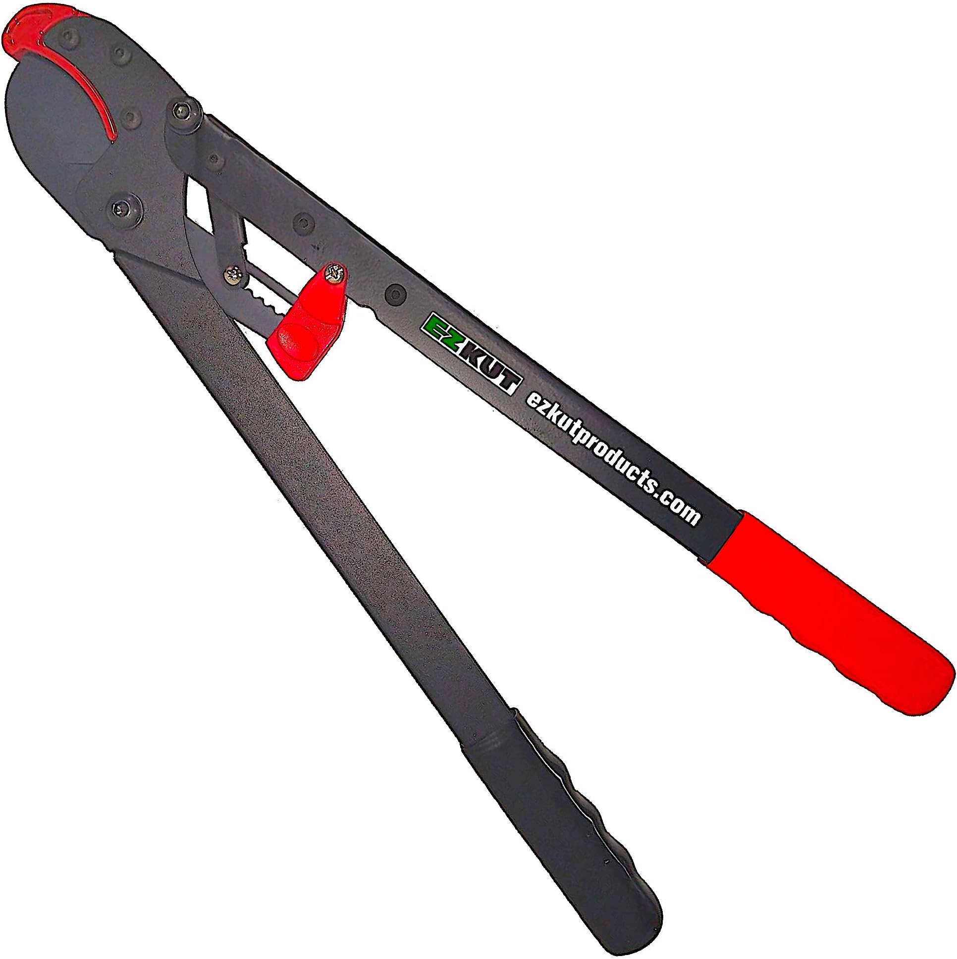 EZ KutBranchCutter Anvil Loppers. Ratcheting Tree Cutter - Sub Compact Lightweight Packable Loppers best Tree Branch Cutter - Yard Tools Since 1988