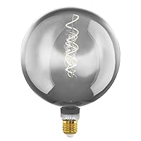 Eglo LED E27 dimmerabile, lampadina di grandi dimensioni con spirale