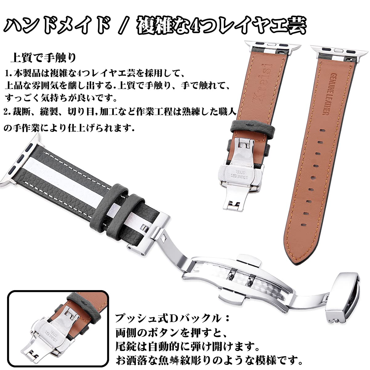 Amazon.co.jp: [Xreisi]コンパチブル apple watch バンド 44MM 