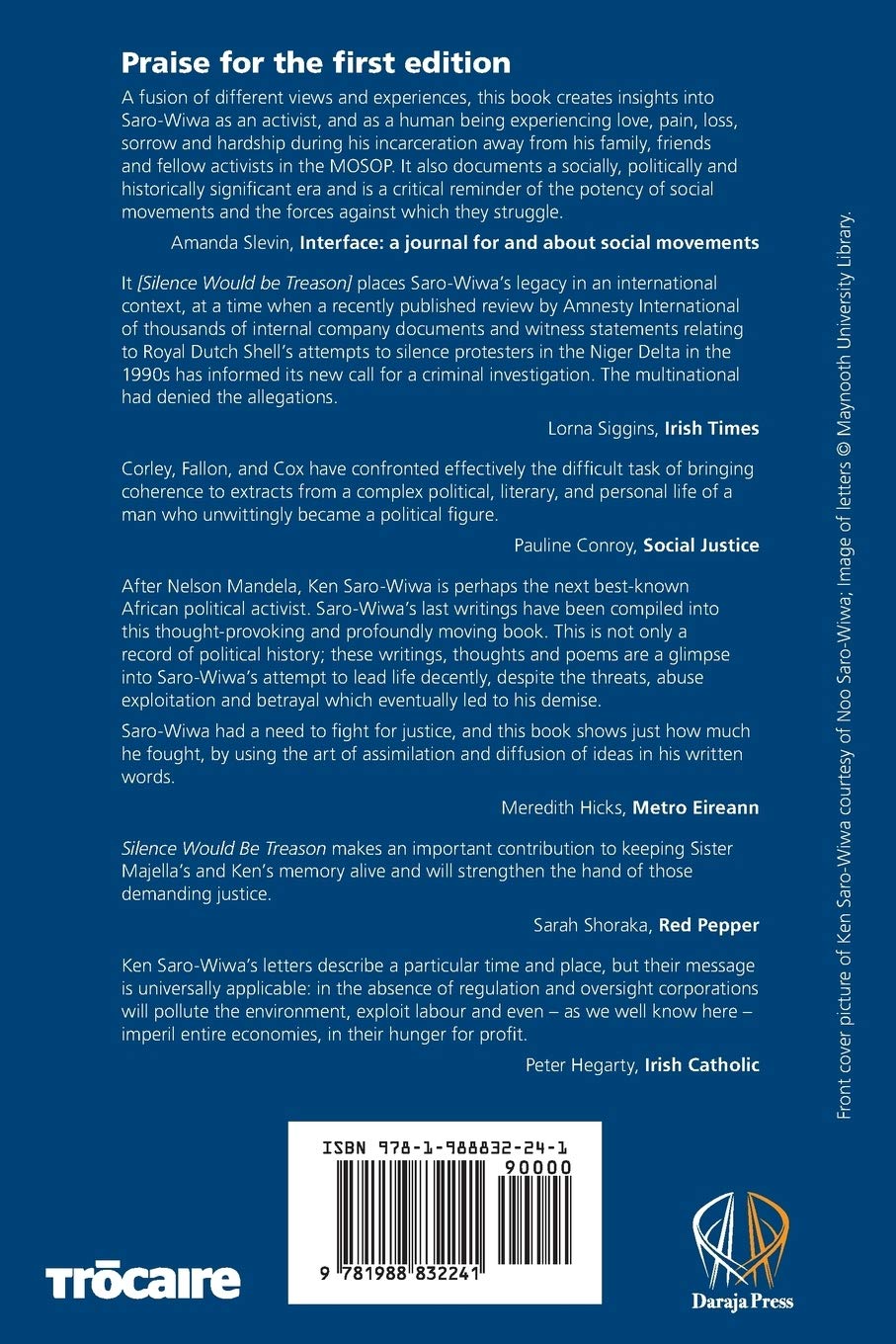 Silence Would be Treason: The Last Writings of Ken Saro-Wiwa