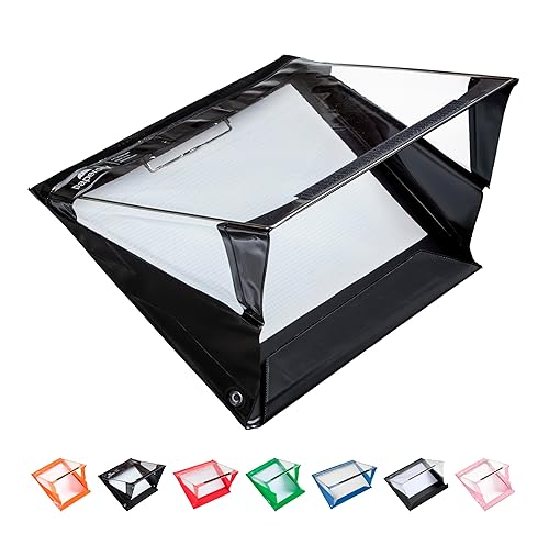 Waterproof Clipboard A4 Landscape by Paperdry, Black, Superior PVC Plastic