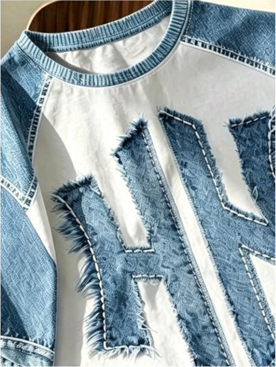 SOLY HUX Boy's Summer 2 Piece Set Graphic Tshirt and Denim Shorts Outfits
