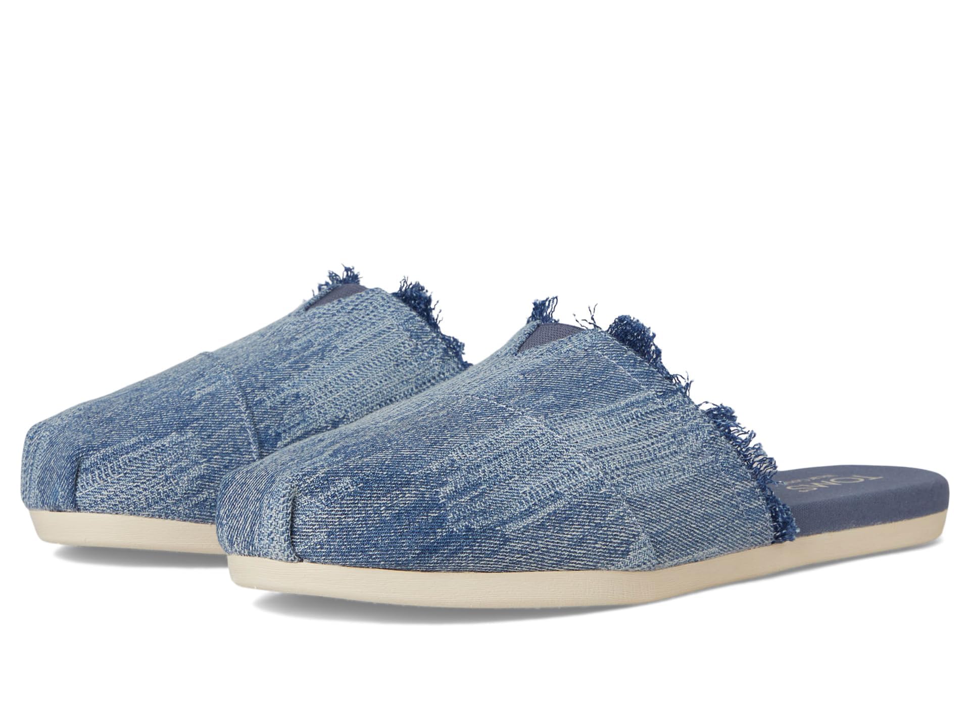 TOMS 여성용 ALPARGATA 뮐르 다크 스카이 데님.