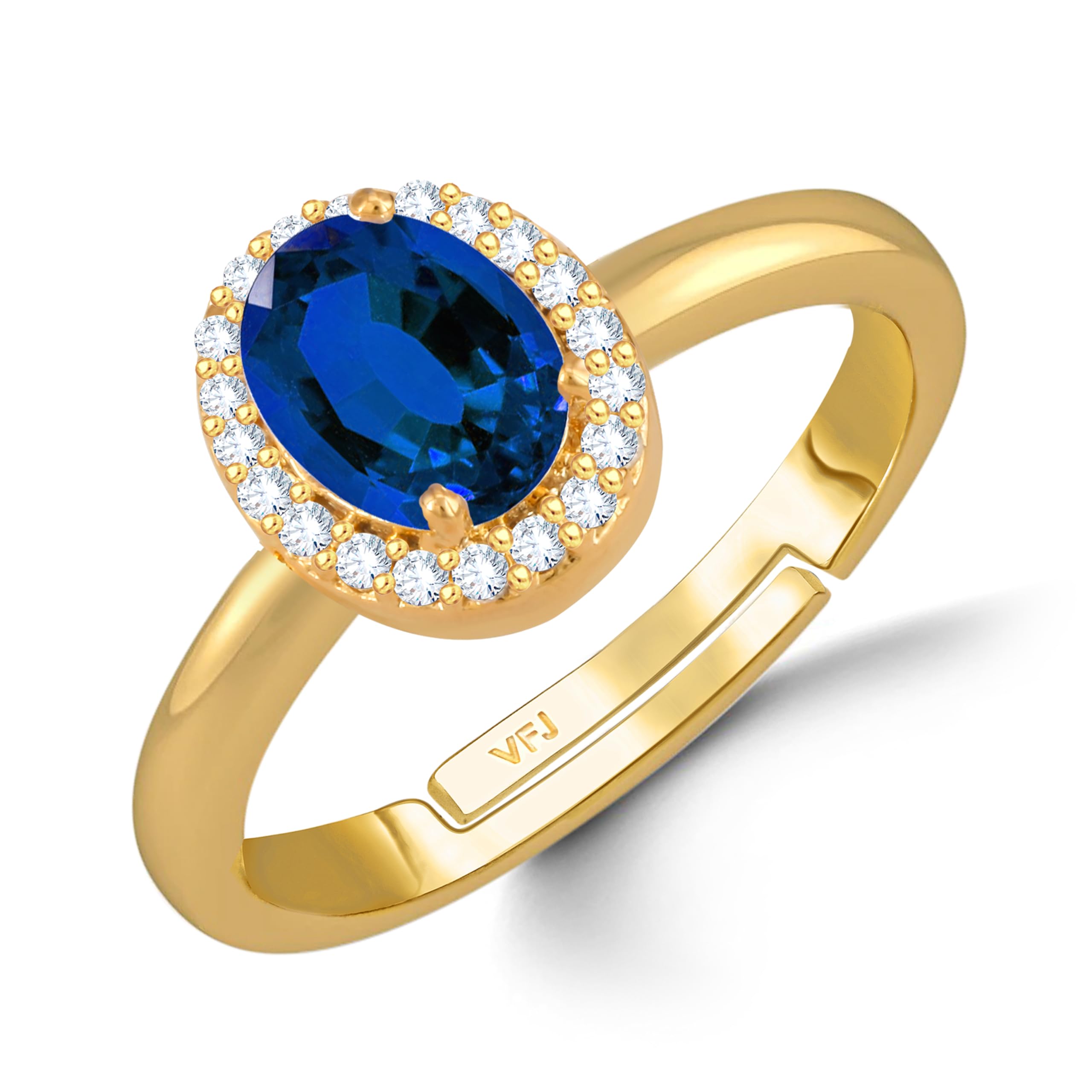 vfj vighnaharta fashion jewellery Vighnaharta Valentine Solitaire Gold Plated Ring For women and Girls[VFJ1716FRG]-picture-19