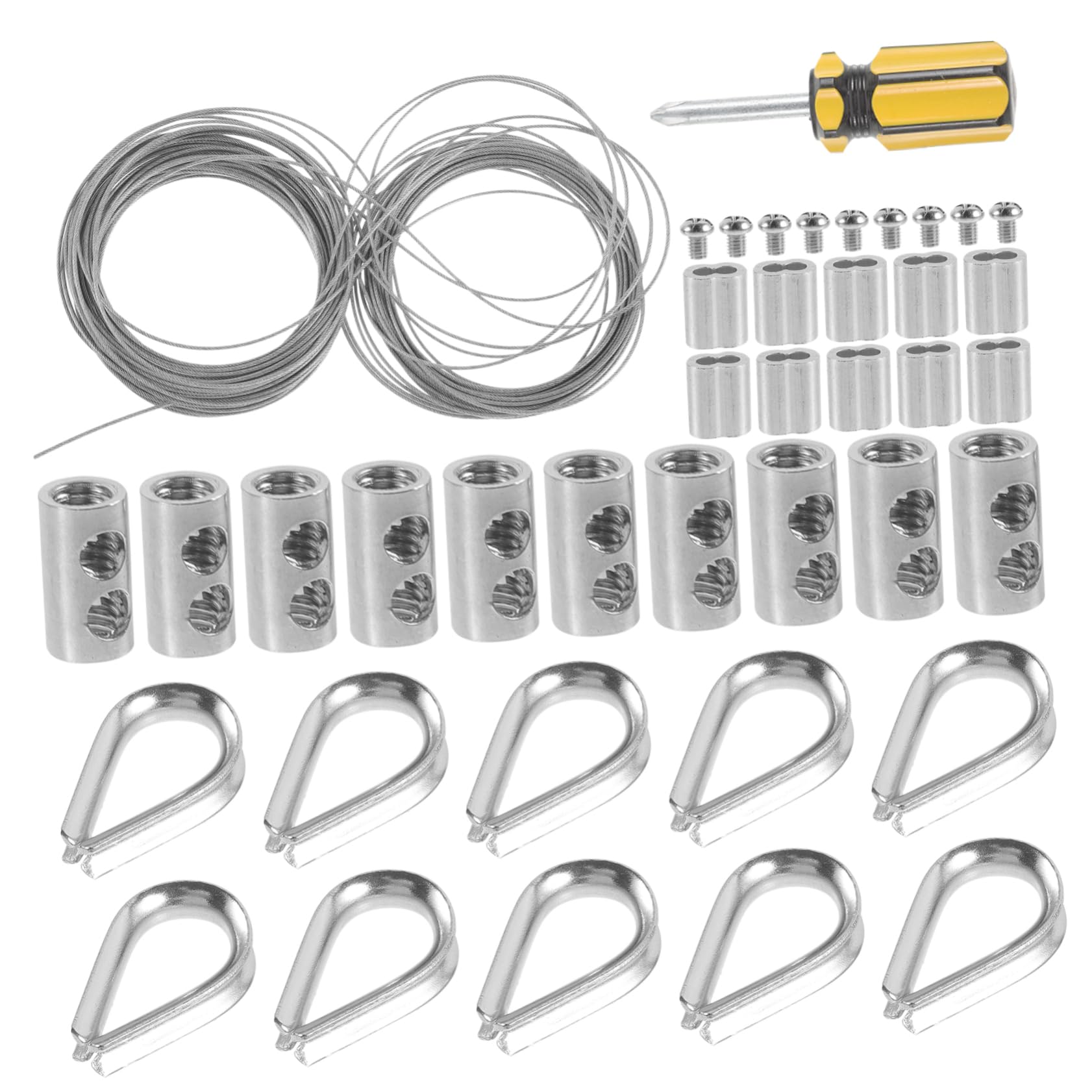 CHILDWEET Kit Fune in Acciaio Inox 30m Redancia, Facile da Installare, Affidabile, per Balconi