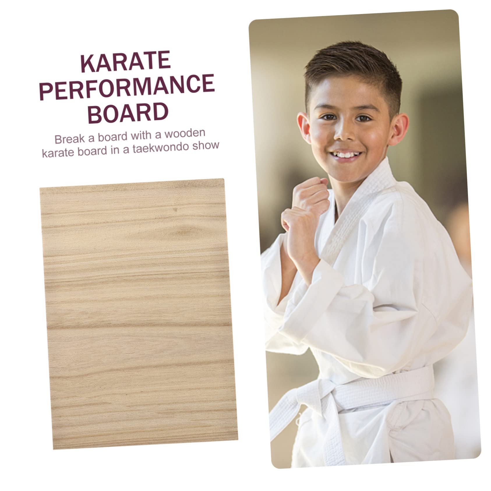 BESPORTBLE 10pcs Martial Arts Boards Taekwondo Boards for Breaking Karate Plates Beginner to Advanced Training