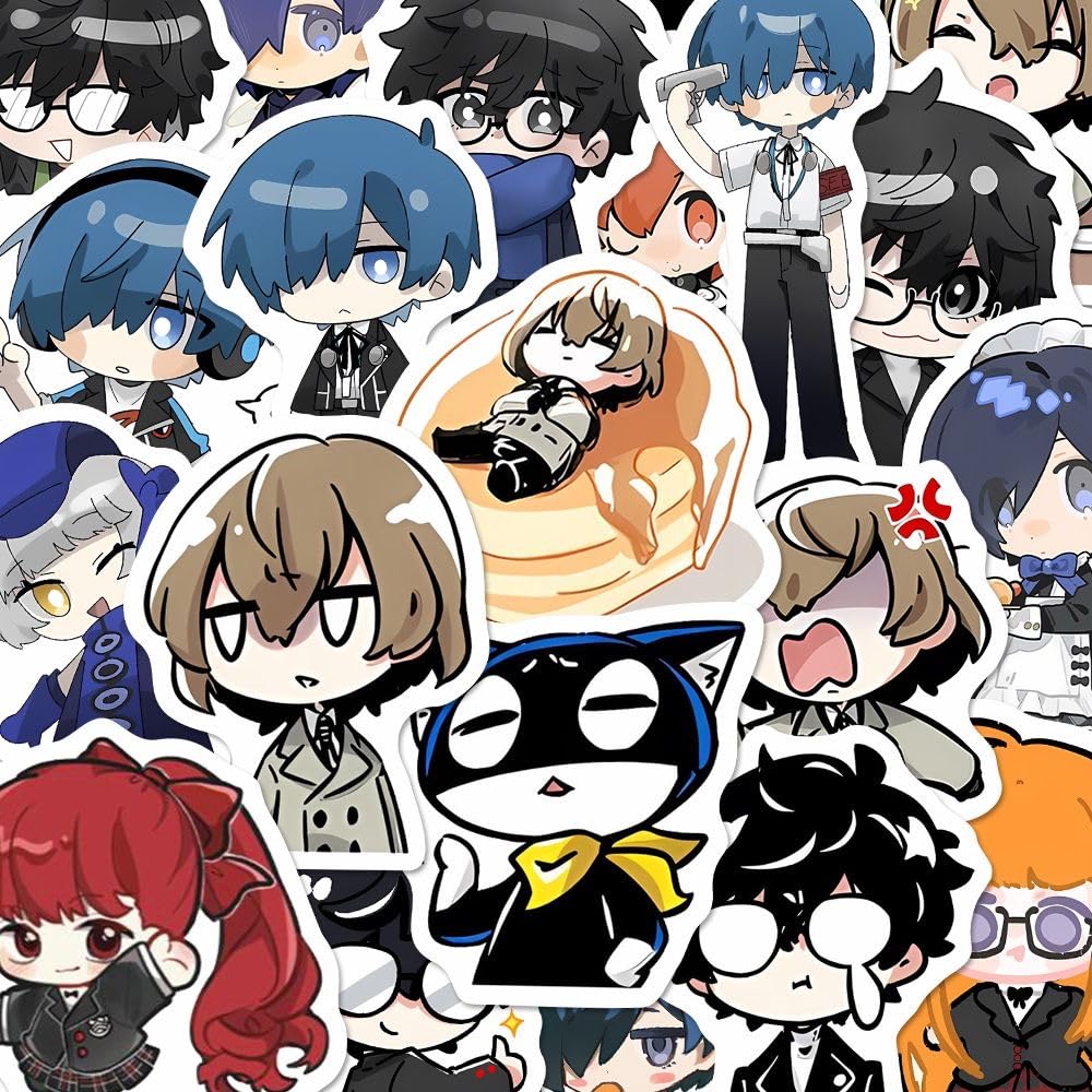 Amazon.co.jp: ペルソナ 5 ステッカー シール セット 雨宮蓮 新島真