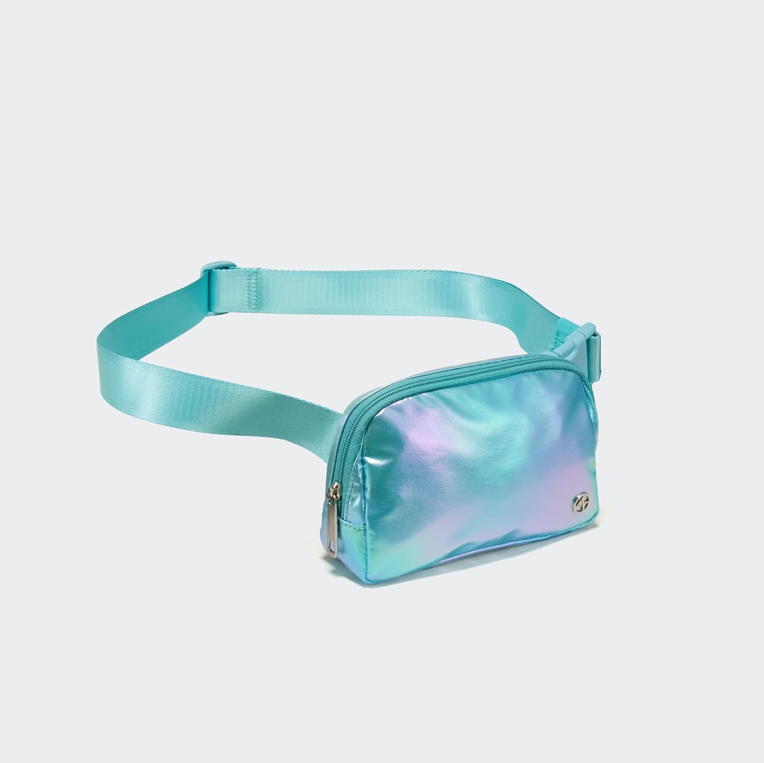 Pander Everywhere Crossbody Bag Iridescent Polyester Sling Belt Bag with Adjustable Strap - Image 3
