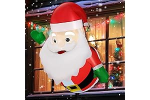 Decorate ventana Navidad TURNMEON 3.5'' Santa Claus
