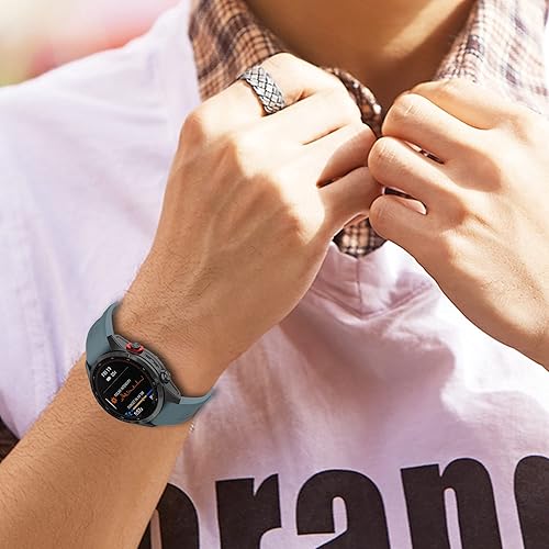 Miniatura 5 de Gheper Correa de reloj de silicona compatible con Garmin Fenix 7Fenix 6 ProFenix 5 Plus935945Descent G1EPIX Gen 2Instinct de ajuste rápido,