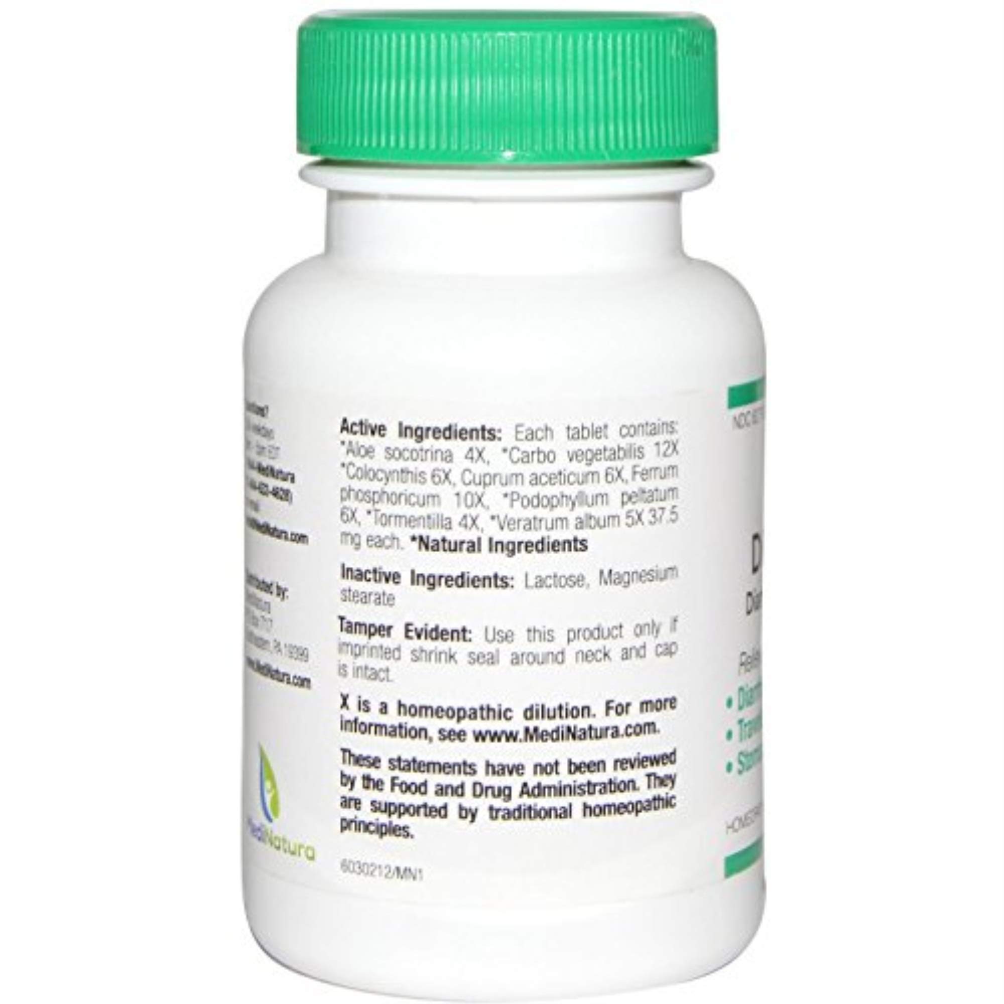 Heel Medinatura Diarrhea, 100 tablets Relieves Diarrhea Travelers