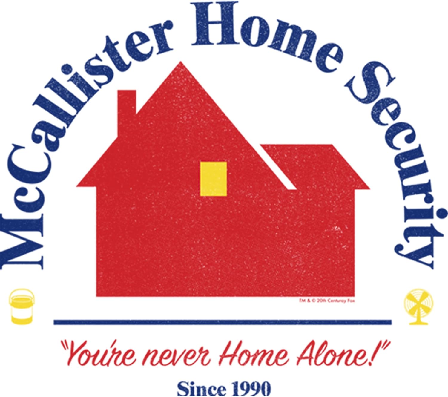 Fifth Sun Men's Home Alone McCallister Home Security Pull Over Hoodie