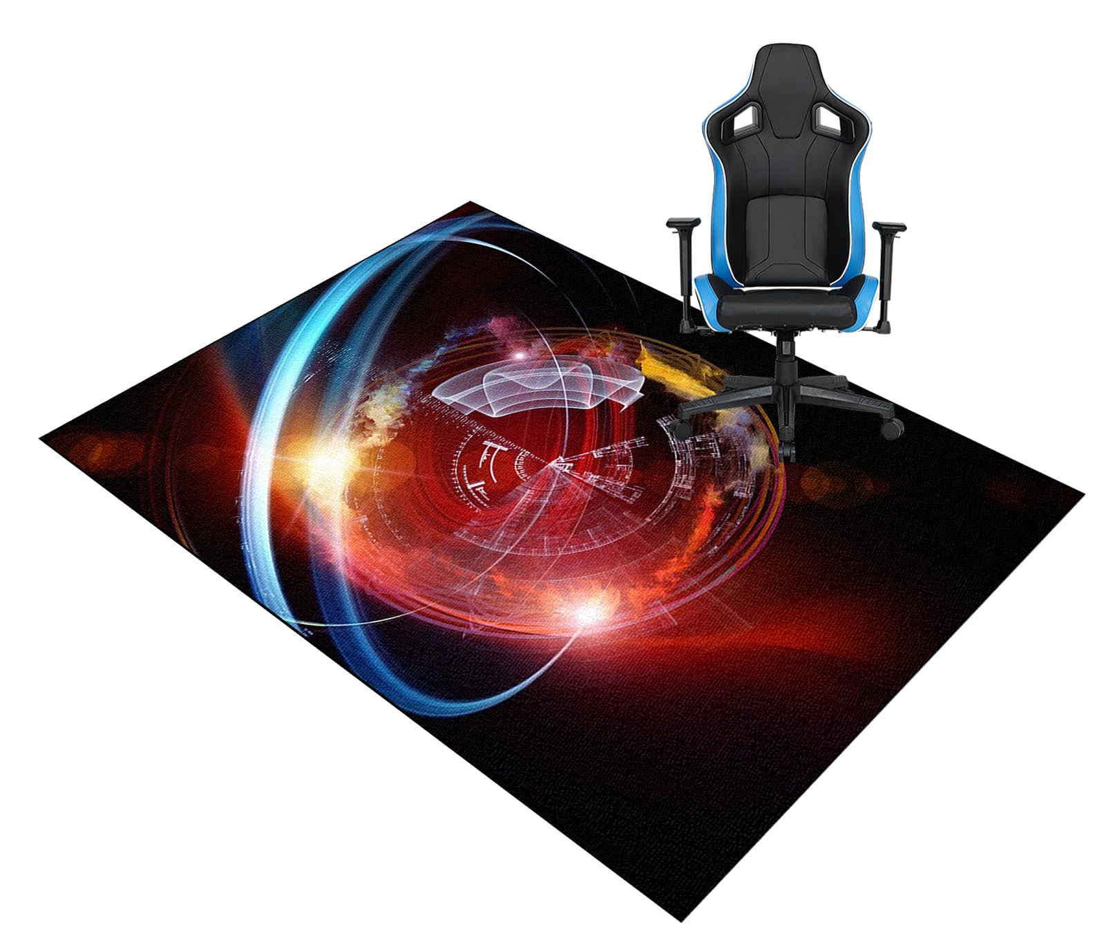 Gaming Chair Mat for Carpeted & Hardwood Floor Carpet Protectors Chair Mat 180 x 230 cm Heavy Duty Anti-Slip Office Chair Mat Extra Large Door Mats For Home And Office Computer Desk Chair Mat