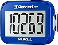 Vista 9 de 3D Pedometer for Walking, Simple Step Counter with Large Digital Display, Step Tracker with Removable Clip Lanyard, Accurately Track Steps for Men